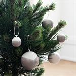 Kähler Nobili dekorationskugler 3 pak vintergrå på juletræ - Fransenhome